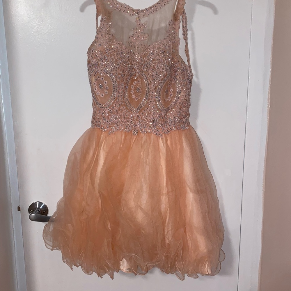 Pink prom gown